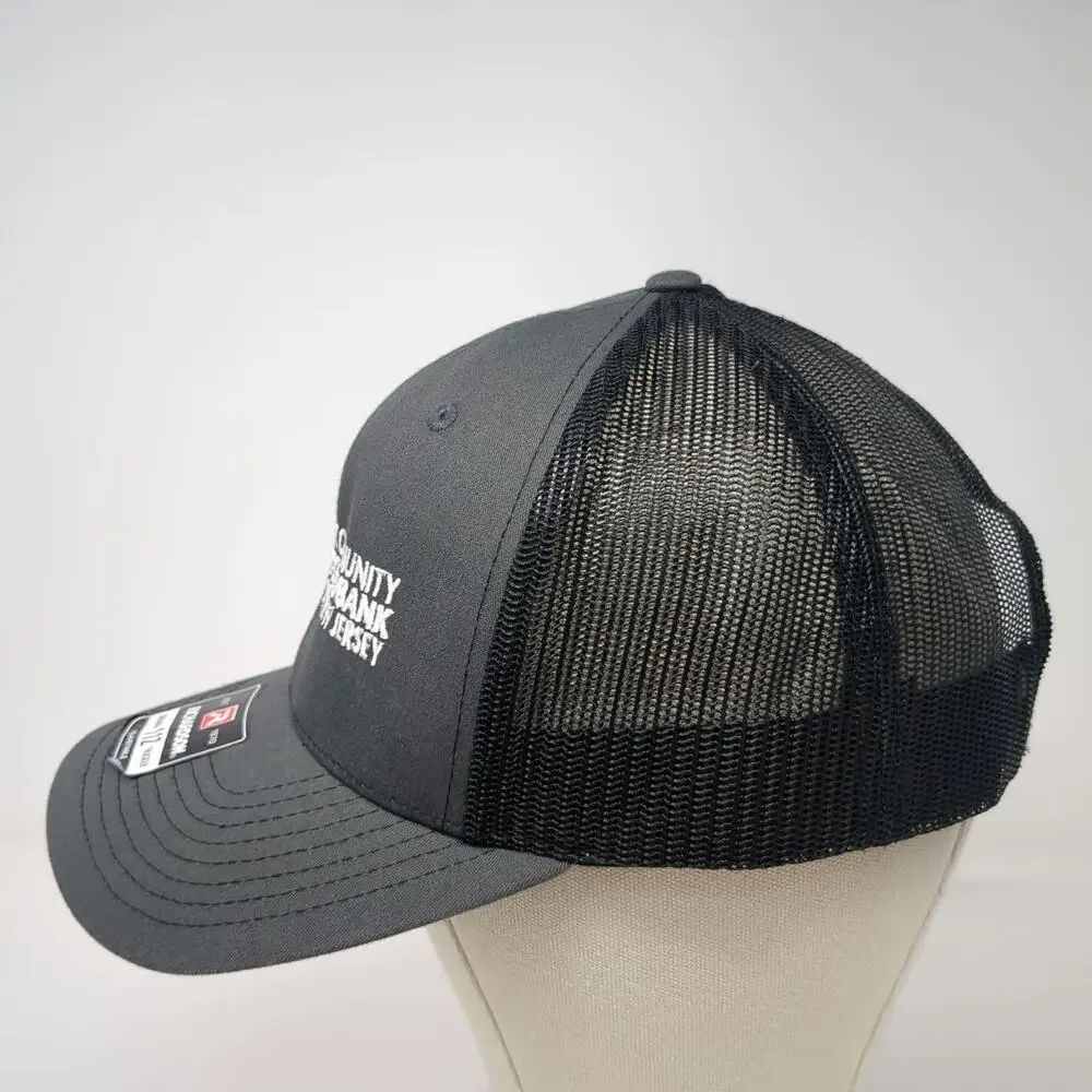 Richardson Trucker Hat Gray One Size Mesh Back Snapback New Jersey Foodbank
